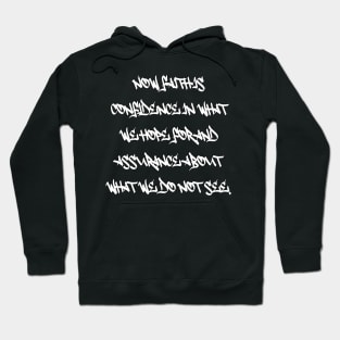 Hebrews 11:1 Bible Verse NIV  Hoodie